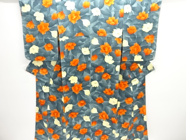 JAPANESE KIMONO / KOMON / CAMELLIA